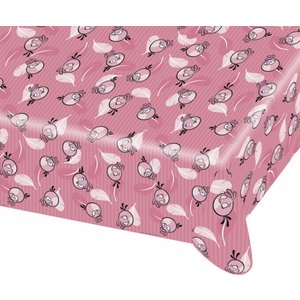 Angry birds Rosa Plastduk - 1.2m x 1.8m Angry birds Rosa Plastduk - 1.2m x 1.8m