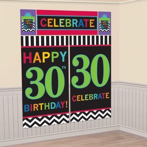 30-års födelsedag dekorbakgrund