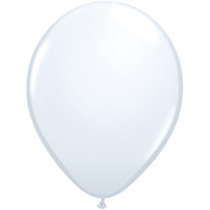 Vita ballonger - 28 cm latex - 25 st